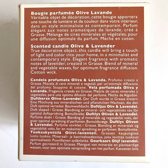 compagnie de provence Bougie Parfumee Extra Pure Olive & Lavender 🪻 Candle - Picture 3 of 8